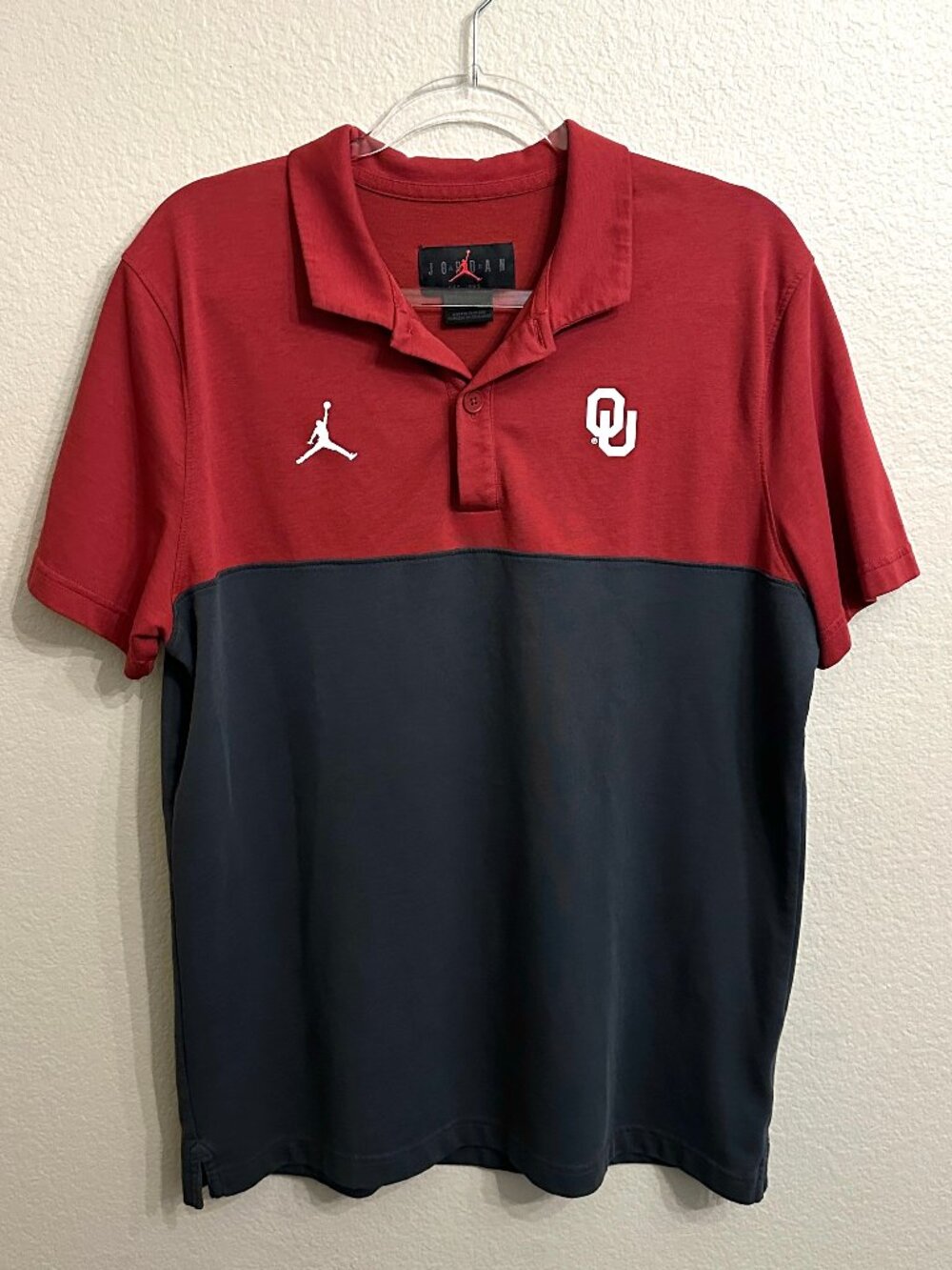 Nike Jordan OU Sooners Men's Polo Shirt